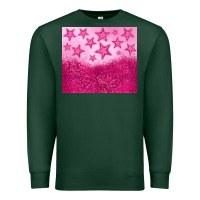 Sports Green pink glitter star Premium Sweatshirt - JahusDesignShop