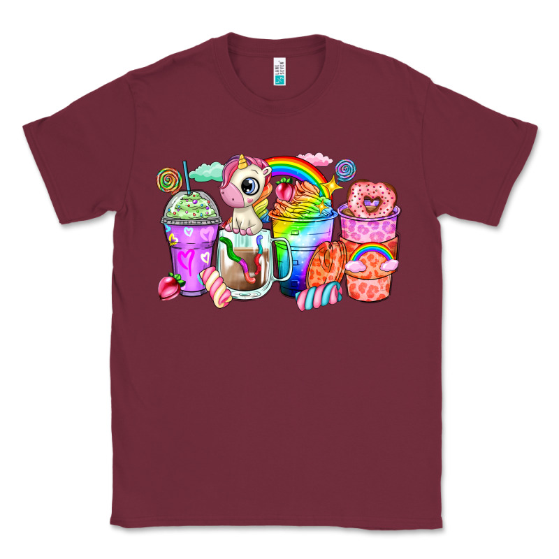 Unicorn Coffee Cups Classic Tee by Zillion Design Studio | Teevron