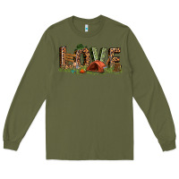 Army Green love camping Long Sleeve Tee - texasbilliewilder