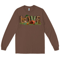 Chestnut love camping Long Sleeve Tee - texasbilliewilder