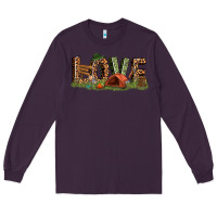Plum love camping Long Sleeve Tee - texasbilliewilder