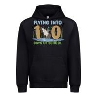 Black flying into 100 days of school Urban Hoodie - MaliasSmallBusiness