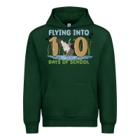 Forest Green flying into 100 days of school Urban Hoodie - MaliasSmallBusiness