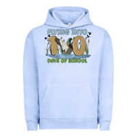 Pigment Grape Ice flying into 100 days of school Urban Hoodie - MaliasSmallBusiness