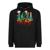 Black christmas icu nurse Heavyweight Hoodie - FaDigitalArtStudio