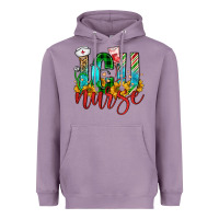 Lavender christmas icu nurse Heavyweight Hoodie - FaDigitalArtStudio