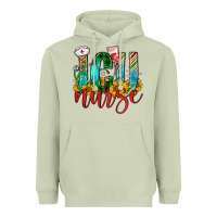 Matcha christmas icu nurse Heavyweight Hoodie - FaDigitalArtStudio