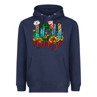Navy christmas icu nurse Heavyweight Hoodie - FaDigitalArtStudio