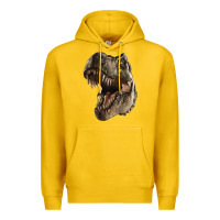 Lemon Tyrannosaurus T Rex Face Premium Hoodie - LillyAllenDesigns