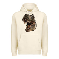 Tofu Tyrannosaurus T Rex Face Premium Hoodie - LillyAllenDesigns