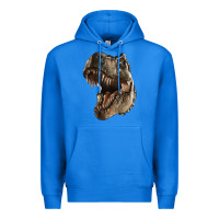 True Royal Tyrannosaurus T Rex Face Premium Hoodie - LillyAllenDesigns