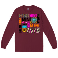 Burgundy mini gemstone sunflower Long Sleeve Tee - texasbilliewilder