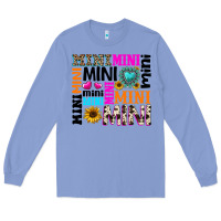 Colony Blue mini gemstone sunflower Long Sleeve Tee - texasbilliewilder