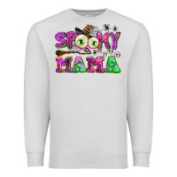 Dove Grey spooky mama Premium Sweatshirt - AdoDesignShop