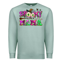 Seafoam spooky mama Premium Sweatshirt - AdoDesignShop