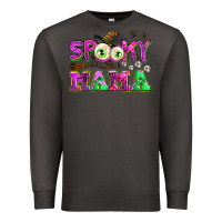 Smoke spooky mama Premium Sweatshirt - AdoDesignShop