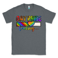Charcoal Heather gay pride loading lgbtq Classic Tee - texasbilliewilder
