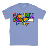 Colony Blue gay pride loading lgbtq Classic Tee - texasbilliewilder