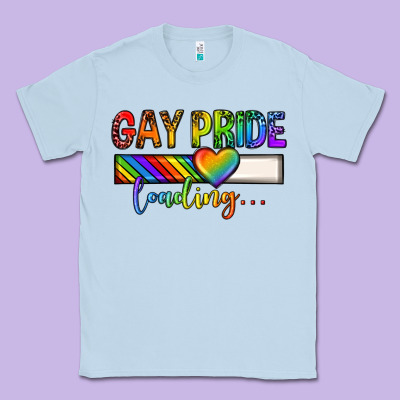 Classic Tee gay pride loading lgbtq