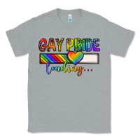 Heather Grey gay pride loading lgbtq Classic Tee - texasbilliewilder