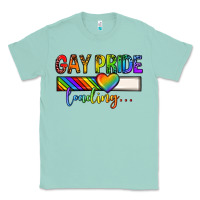 Seafoam gay pride loading lgbtq Classic Tee - texasbilliewilder
