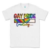 White gay pride loading lgbtq Classic Tee - texasbilliewilder
