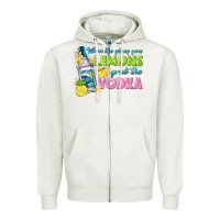 Oatmeal Heather when life gives you lemons Zipper Hoodie - texasbilliewilder