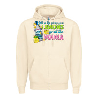 Sandshell when life gives you lemons Zipper Hoodie - texasbilliewilder