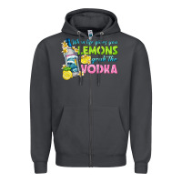 Smoke when life gives you lemons Zipper Hoodie - texasbilliewilder