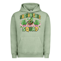 Pigment Oil Green shenanigans squad Urban Hoodie - MaliasSmallBusiness