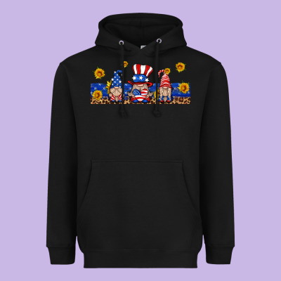 Usa Gnome Libbey Cup Heavyweight Hoodie Designed By Hra Design Shop