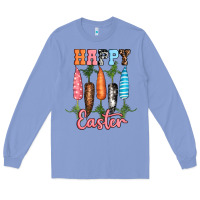 Colony Blue Happy Easter Long Sleeve Tee - RanaPortraitStore