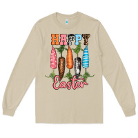 Mushroom Happy Easter Long Sleeve Tee - RanaPortraitStore