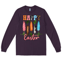 Plum Happy Easter Long Sleeve Tee - RanaPortraitStore
