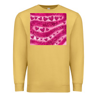 Antique Gold pink glitter heart Premium Sweatshirt - JahusDesignShop