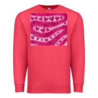 Cardinal pink glitter heart Premium Sweatshirt - JahusDesignShop