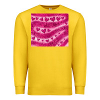 Lemon pink glitter heart Premium Sweatshirt - JahusDesignShop