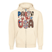 Sandshell party in the usa Zipper Hoodie - Zillion Design Studio