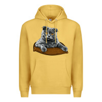 Antique Gold Scottish Fold Premium Hoodie - LillyAllenDesigns