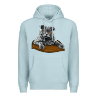 Blue Mist Scottish Fold Premium Hoodie - LillyAllenDesigns