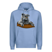 Colony Blue Scottish Fold Premium Hoodie - LillyAllenDesigns