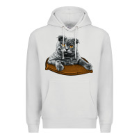 Dove Grey Scottish Fold Premium Hoodie - LillyAllenDesigns