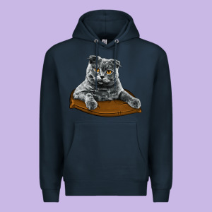 Scottish Fold Premium Hoodie Designed By Lillyallendesigns