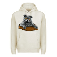 Oatmeal Heather Scottish Fold Premium Hoodie - LillyAllenDesigns