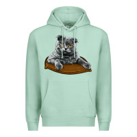 Seafoam Scottish Fold Premium Hoodie - LillyAllenDesigns