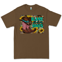 Cacao blame all on my roots Premium Tee - RacoonDesign