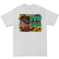 Dove Grey blame all on my roots Premium Tee - RacoonDesign