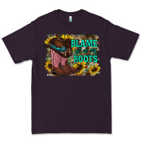 Plum blame all on my roots Premium Tee - RacoonDesign