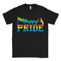 Black happy pride Classic Tee - texasbilliewilder