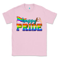 Bubblegum Pink happy pride Classic Tee - texasbilliewilder